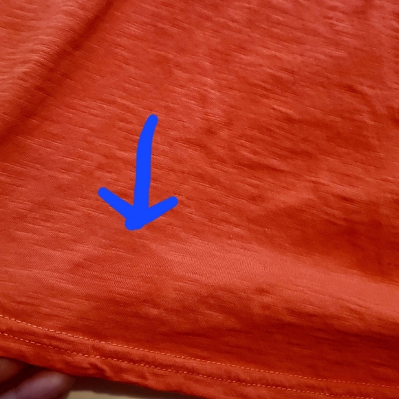 Athleta women's coral pink orange color gradient mesa tank top medium - Picture 7 of 7